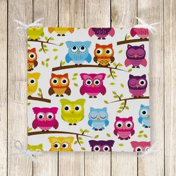 Else Colored Owls on Tree Branch 3d Print Chair Pad Seat Cushion Soft Memory Foam Full Lenght Ties Non Slip Washable Zipper
Else Colored Owls on Tree Branch 3d Print Chair Pad Seat Cushion Soft Memory Foam Full Lenght Ties Non Slip Washable Zipper