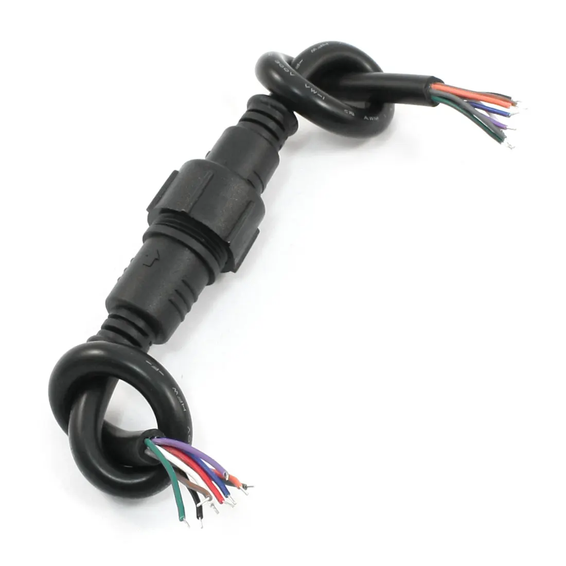UXCELL Male Female 8Pin Plug Waterproof Connector Cable For Rgb Strips Light