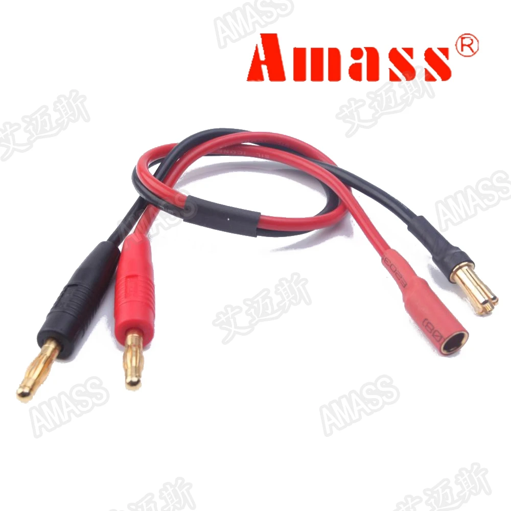 2pcs Amass 5.5mm Charging Cable 30cm 14AWG Silicon Cable Especially for charging 4mm Charging Banana Plug Track Shipping
2pcs Amass 5.5mm Charging Cable 30cm 14AWG Silicon Cable Especially for charging 4mm Charging Banana Plug Track Shipping