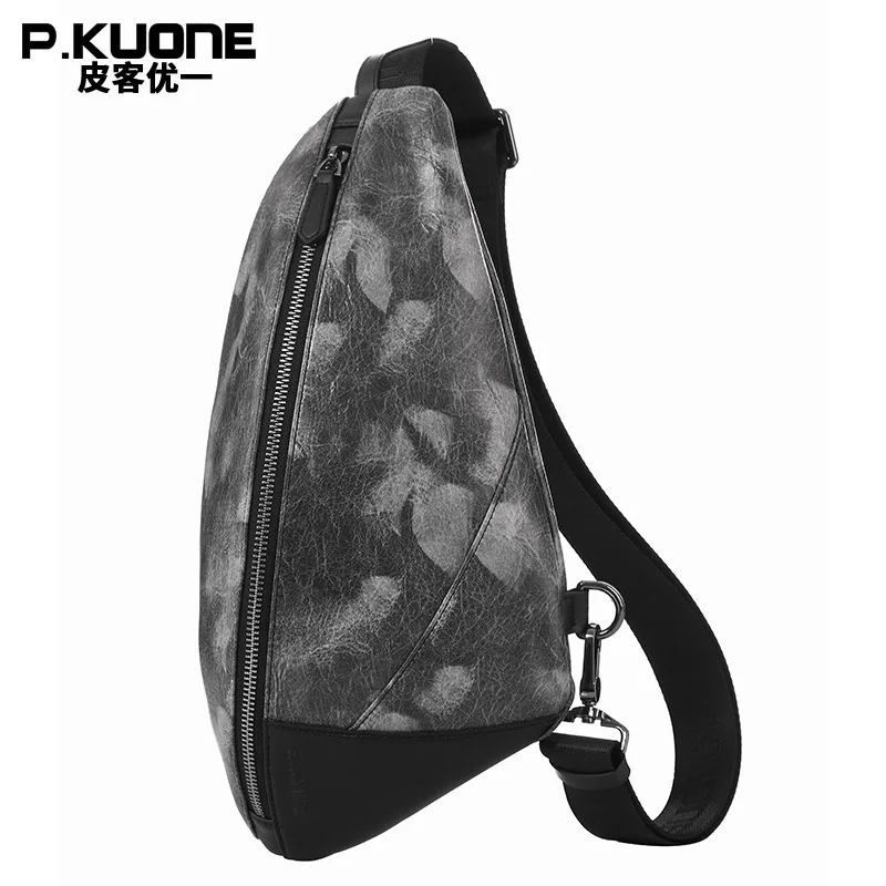 P.KUONE PU Leather Waterproof Chest Pack Bag Highquality Male Sling Shoulderbag Large Capacity Messenger/Crossbody bag Bolsas
P.KUONE PU Leather Waterproof Chest Pack Bag Highquality Male Sling Shoulderbag Large Capacity Messenger/Crossbody bag Bolsas