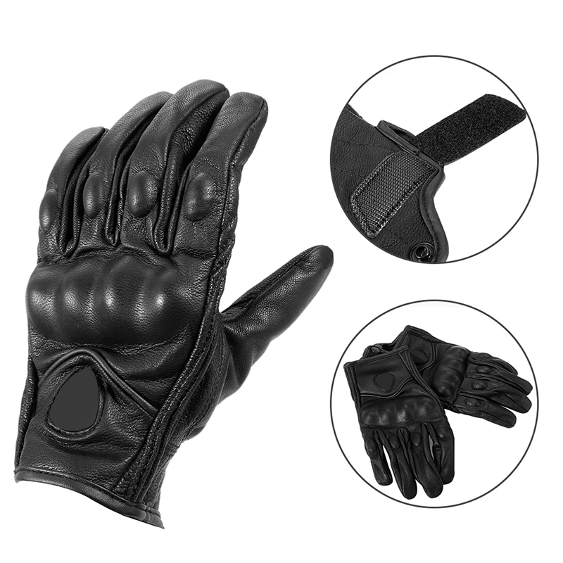 Dropship 1 Pair Black Unisex Non-Perforated Pursuit Pure Leather Motorcycle Racing Gloves Off-road Windproof Warm Thermal Gloves
Dropship 1 Pair Black Unisex Non-Perforated Pursuit Pure Leather Motorcycle Racing Gloves Off-road Windproof Warm Thermal Gloves