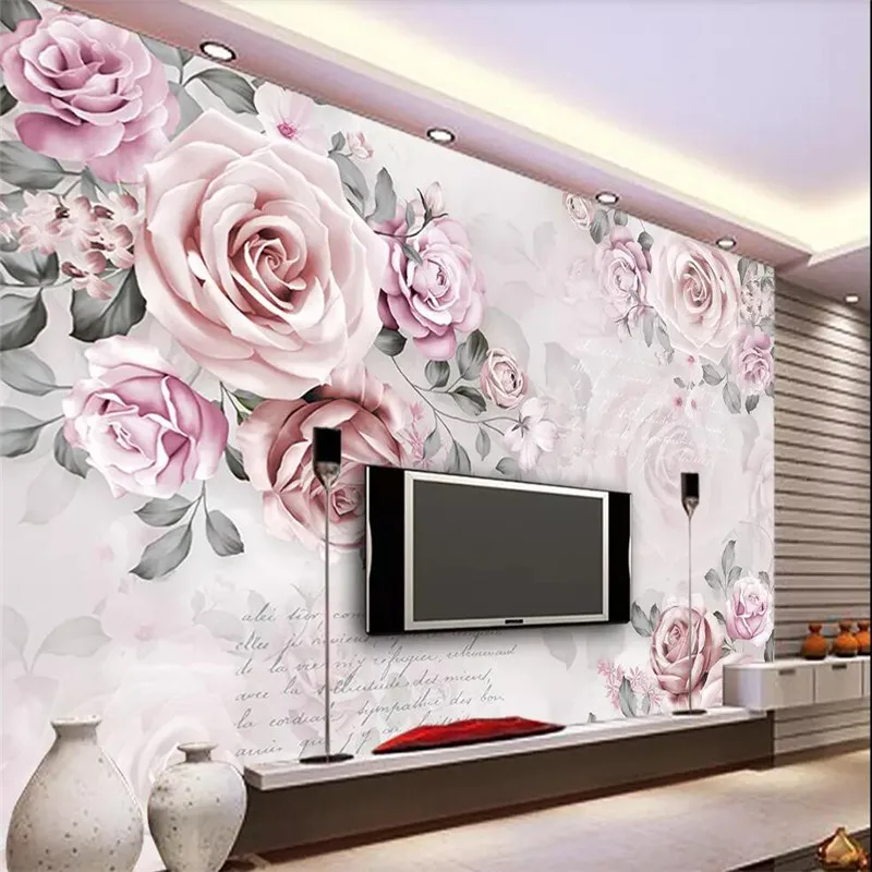 Dream Rose Bedroom Sofa TV background wall custom high-end mural factory wholesale wallpaper mural photo wall
Dream Rose Bedroom Sofa TV background wall custom high-end mural factory wholesale wallpaper mural photo wall