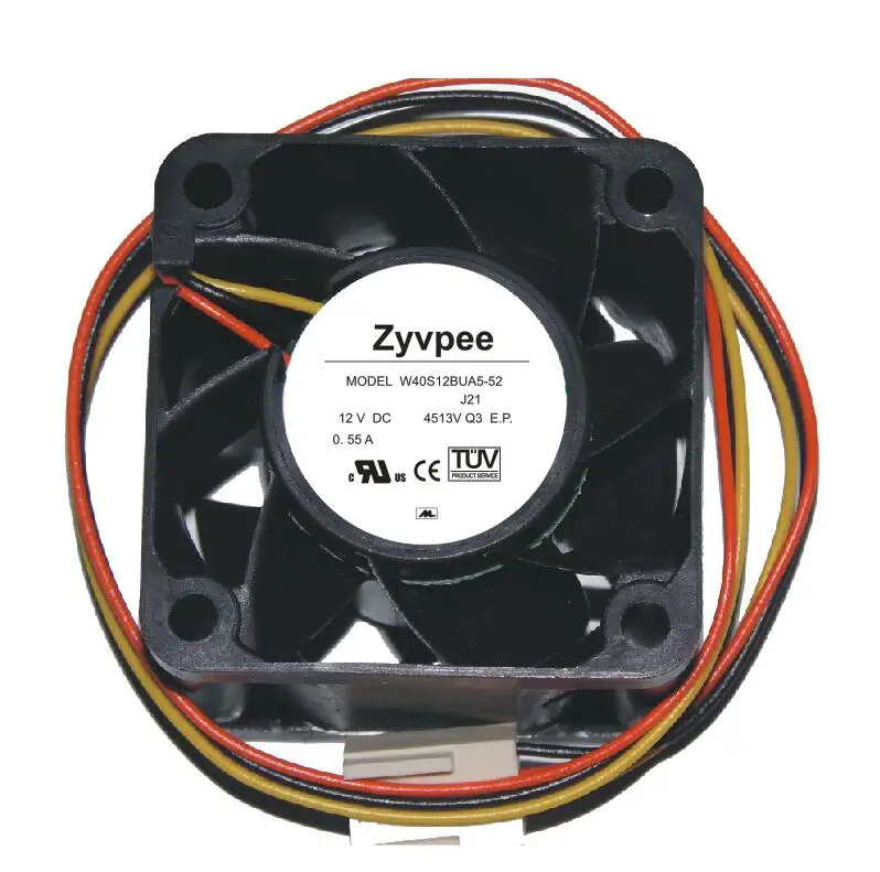 40mm Cooling W40S12BUA5-52 J21 12V 0.55A 3 Wires Server Axial Fan | Компьютеры и офис