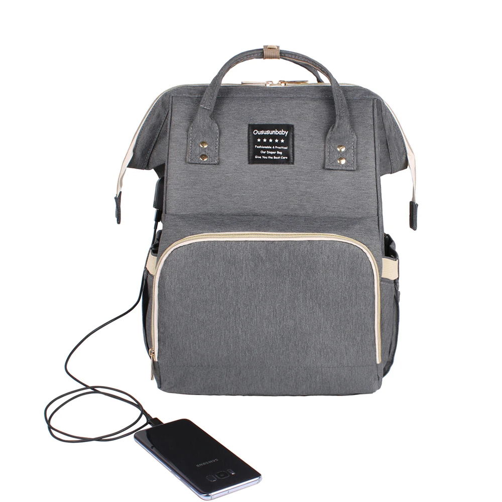 Large Capacity Baby Diaper Bag With USB Interface Maternity Bolsa de bebe Nappy Bag Travel Backpack Design Nursing Handbag
Large Capacity Baby Diaper Bag With USB Interface Maternity Bolsa de bebe Nappy Bag Travel Backpack Design Nursing Handbag
