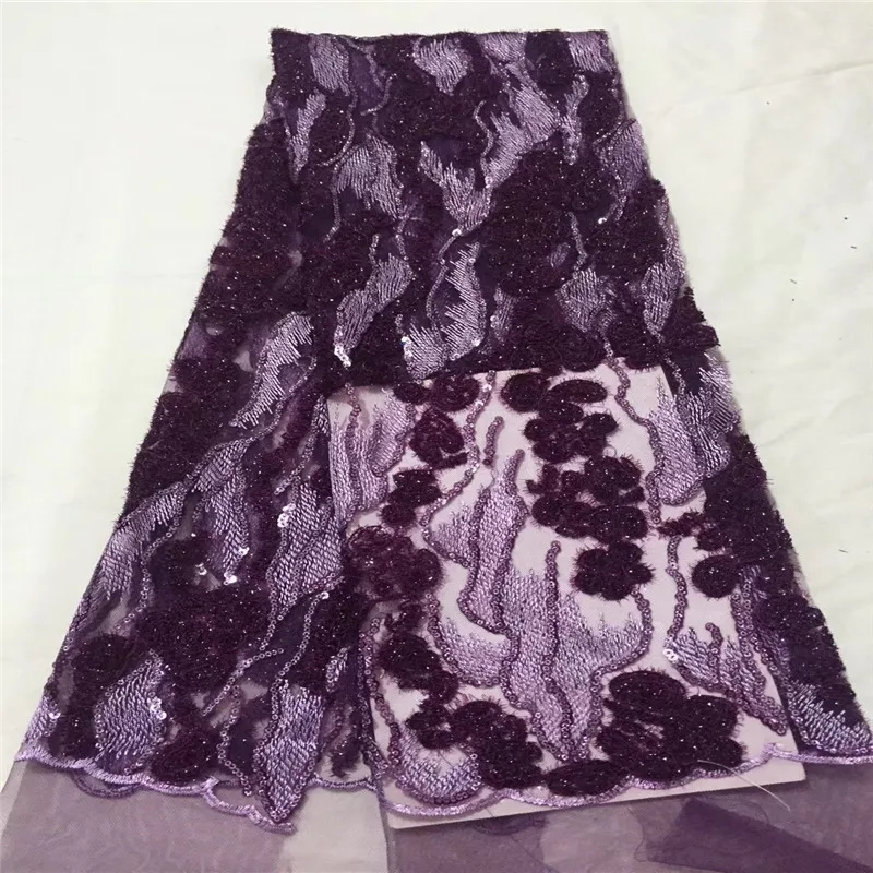 2018African Lace High Quality French Lace Fabric With Sequins aubergine Color African Lace Fabric For Nigerian Wedding Dress1064
2018African Lace High Quality French Lace Fabric With Sequins aubergine Color African Lace Fabric For Nigerian Wedding Dress1064