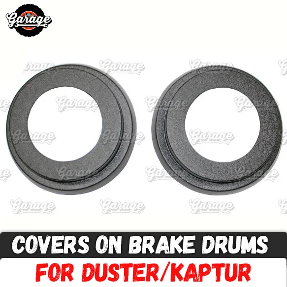 Guard covers for Renault Duster 2010-2017 / Kaptur 2016- on brake drums ABS plastic pads function protective car styling tuning
Guard covers for Renault Duster 2010-2017 / Kaptur 2016- on brake drums ABS plastic pads function protective car styling tuning