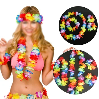 4Pc Hawaiian artificial Flowers Garland Necklace Fancy Dress Wedding Hawaii DIY Party Beach Garden Decoration Christmas Wreath
4Pc Hawaiian artificial Flowers Garland Necklace Fancy Dress Wedding Hawaii DIY Party Beach Garden Decoration Christmas Wreath