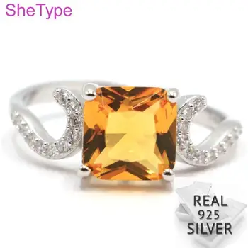20x8mm 2.33g Golden Citrine CZ Ladies Gift Squre Real 925 Solid Sterling Silver Rings
20x8mm 2.33g Golden Citrine CZ Ladies Gift Squre Real 925 Solid Sterling Silver Rings