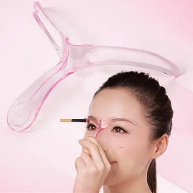 Hot 1 Pc Eyebrow Stencils Shaping Grooming Eye Brow Make Up Model Template Reusable Design Eyebrows Styling Tool (Random color)
Hot 1 Pc Eyebrow Stencils Shaping Grooming Eye Brow Make Up Model Template Reusable Design Eyebrows Styling Tool (Random color)