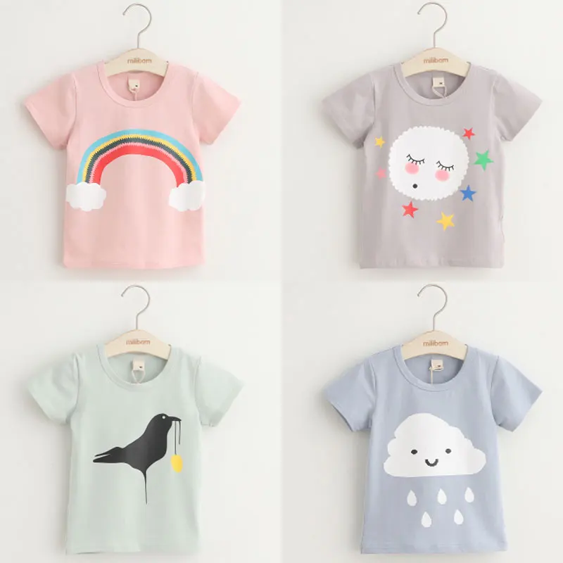 2021 Summer 2-10 Years Children Cotton Cartoon Eye Star Bird Cat Deer Rabbit Animal Print Short-Sleeve T-Shirt For Baby Girls
2021 Summer 2-10 Years Children Cotton Cartoon Eye Star Bird Cat Deer Rabbit Animal Print Short-Sleeve T-Shirt For Baby Girls