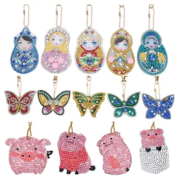 4/5/6pcs DIY Full Drill Special Diamond Painting Heart Vehicle Dinosaur Keychain Keyrings Cross Stitch Embroidery Key Ring Gift
4/5/6pcs DIY Full Drill Special Diamond Painting Heart Vehicle Dinosaur Keychain Keyrings Cross Stitch Embroidery Key Ring Gift