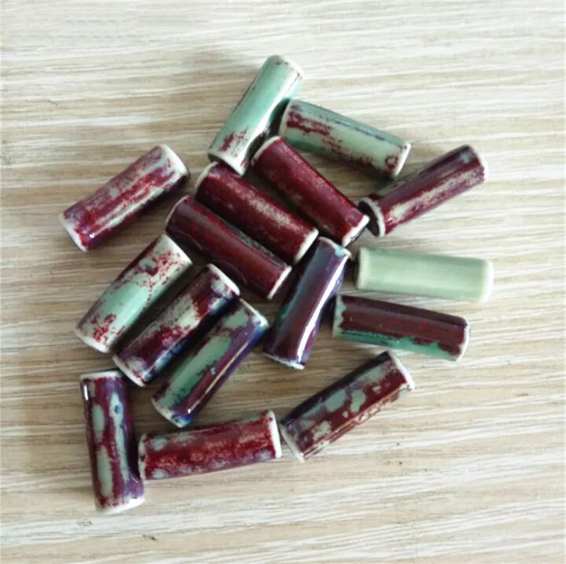 10 PCS 8mm*17mm Mixed Cylinder Shape Porcelain Ceramic Spacer Beads 2.5mm Hole Beads Diy Beads For Jewelry Making
10 PCS 8mm*17mm Mixed Cylinder Shape Porcelain Ceramic Spacer Beads 2.5mm Hole Beads Diy Beads For Jewelry Making