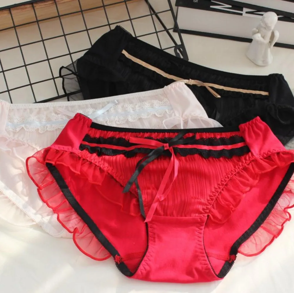 2019 New Arrival 100% Real Photo M L XL Lolita Kawaii Princes Sexy Cotton Chiffon Panties Underwear Thong Brief Lingerie WP538
2019 New Arrival 100% Real Photo M L XL Lolita Kawaii Princes Sexy Cotton Chiffon Panties Underwear Thong Brief Lingerie WP538