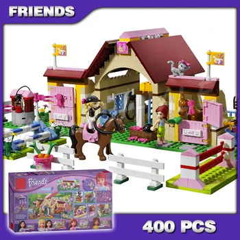 400pcs Friends Heartlake City Stables Mias Farm Horse House Equestrian 10163 Model Building Blocks Toys Compatible with Lago 
400pcs Friends Heartlake City Stables Mias Farm Horse House Equestrian 10163 Model Building Blocks Toys Compatible with Lago