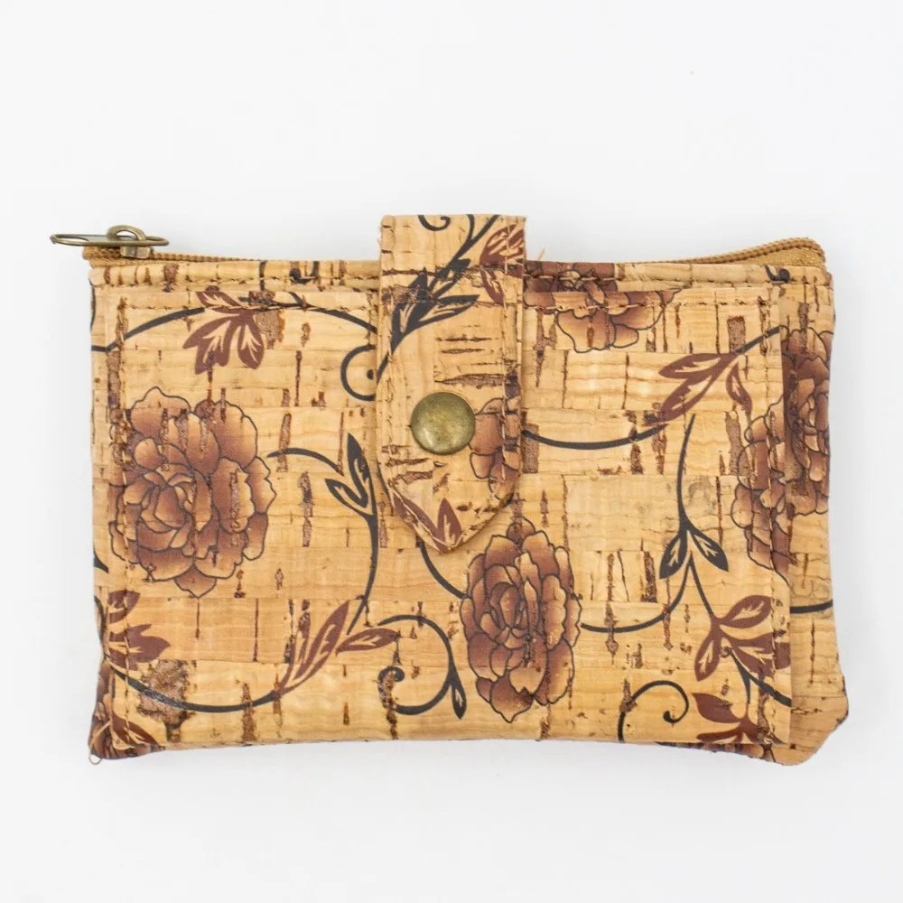Cork bags cork wallet for women Original handmade Rose flower patterned cork small wallet BAG-379-C
Cork bags cork wallet for women Original handmade Rose flower patterned cork small wallet BAG-379-C