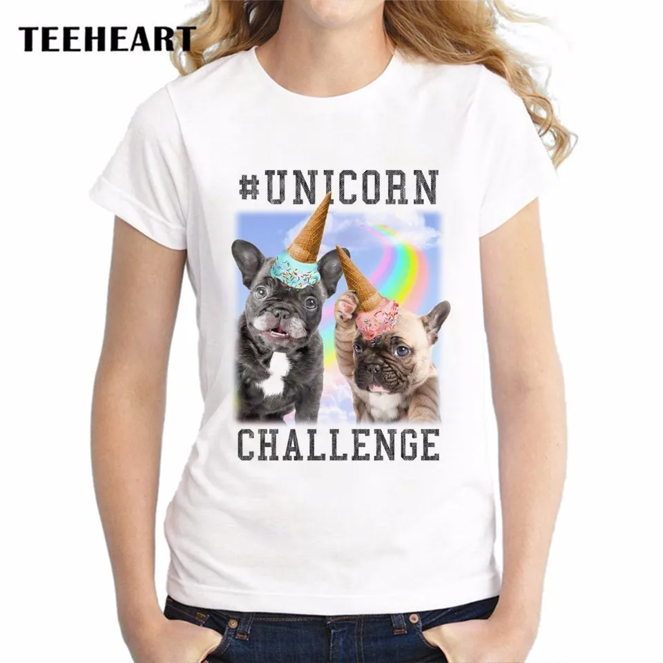 Unicorn Dog Women T-Shirt 2017 Summer Short Sleeve T Shirt Fashion French Bulldog Party Printed Tee O-Neck Casual Tops
Unicorn Dog Women T-Shirt 2017 Summer Short Sleeve T Shirt Fashion French Bulldog Party Printed Tee O-Neck Casual Tops