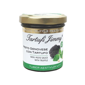Basil Pesto Sauce with Truffle for Gourmet Dishes - 90 g - Cooking Gourmet Ingredients by Tartufi Jimmy
Basil Pesto Sauce with Truffle for Gourmet Dishes - 90 g - Cooking Gourmet Ingredients by Tartufi Jimmy