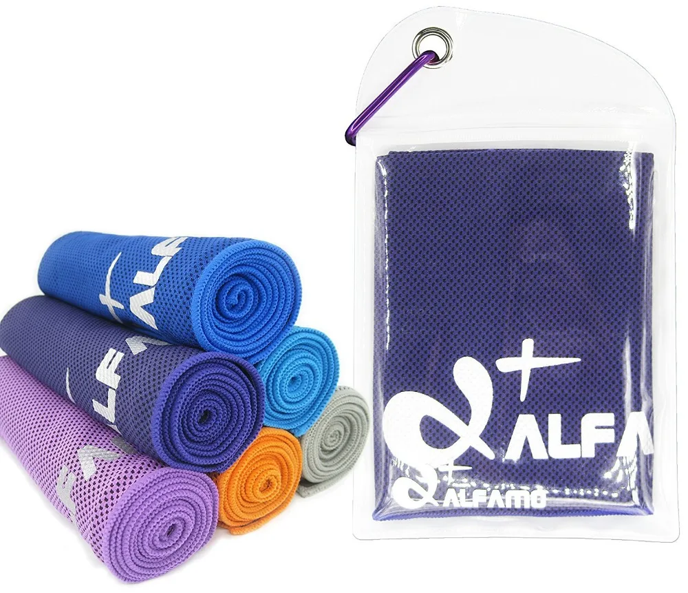 High Quanlity Summer Sport Fitness Cooling Towel Icy Cold Feeling Towel 30*80cm Beach Shower Gift
High Quanlity Summer Sport Fitness Cooling Towel Icy Cold Feeling Towel 30*80cm Beach Shower Gift