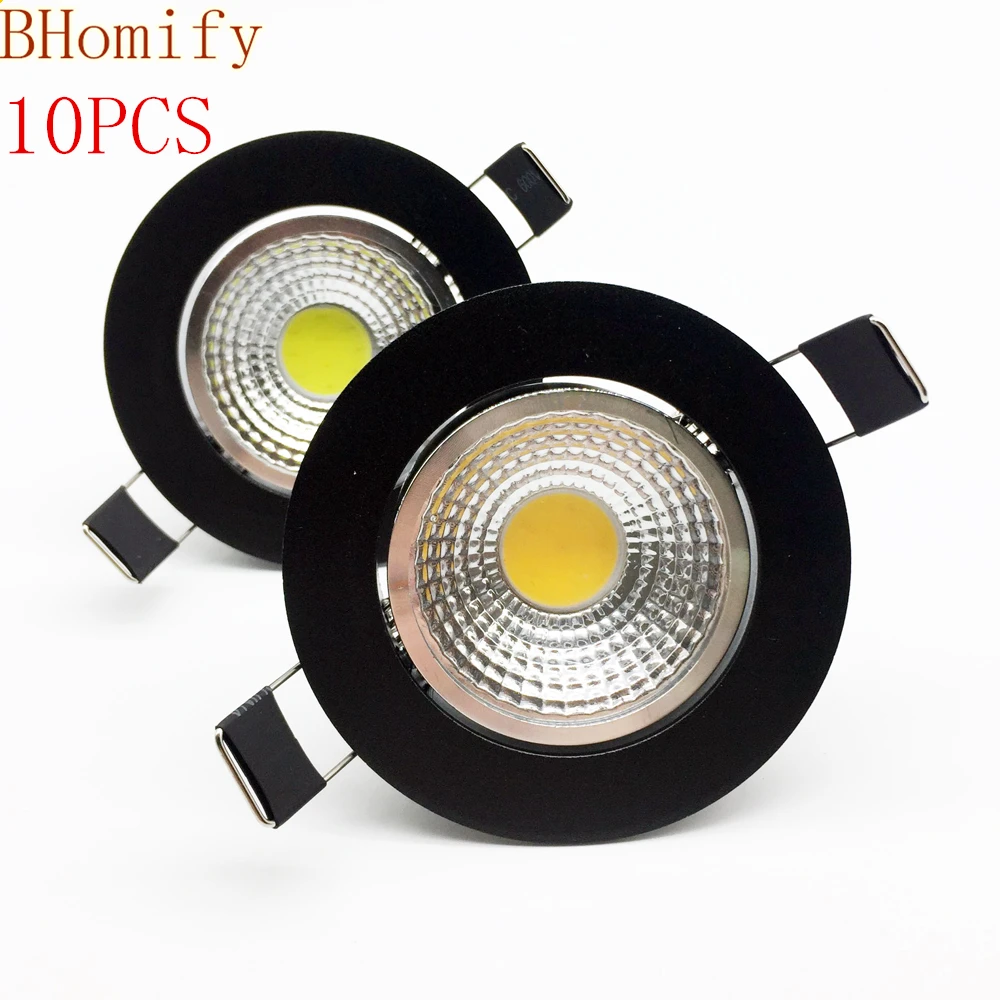 10X LED downlights Dimmable downlight lamp COB 3w 5w 7w 12w Spot light AC110/220V85-265V ceiling recessed Light Indoor Lighting
10X LED downlights Dimmable downlight lamp COB 3w 5w 7w 12w Spot light AC110/220V85-265V ceiling recessed Light Indoor Lighting