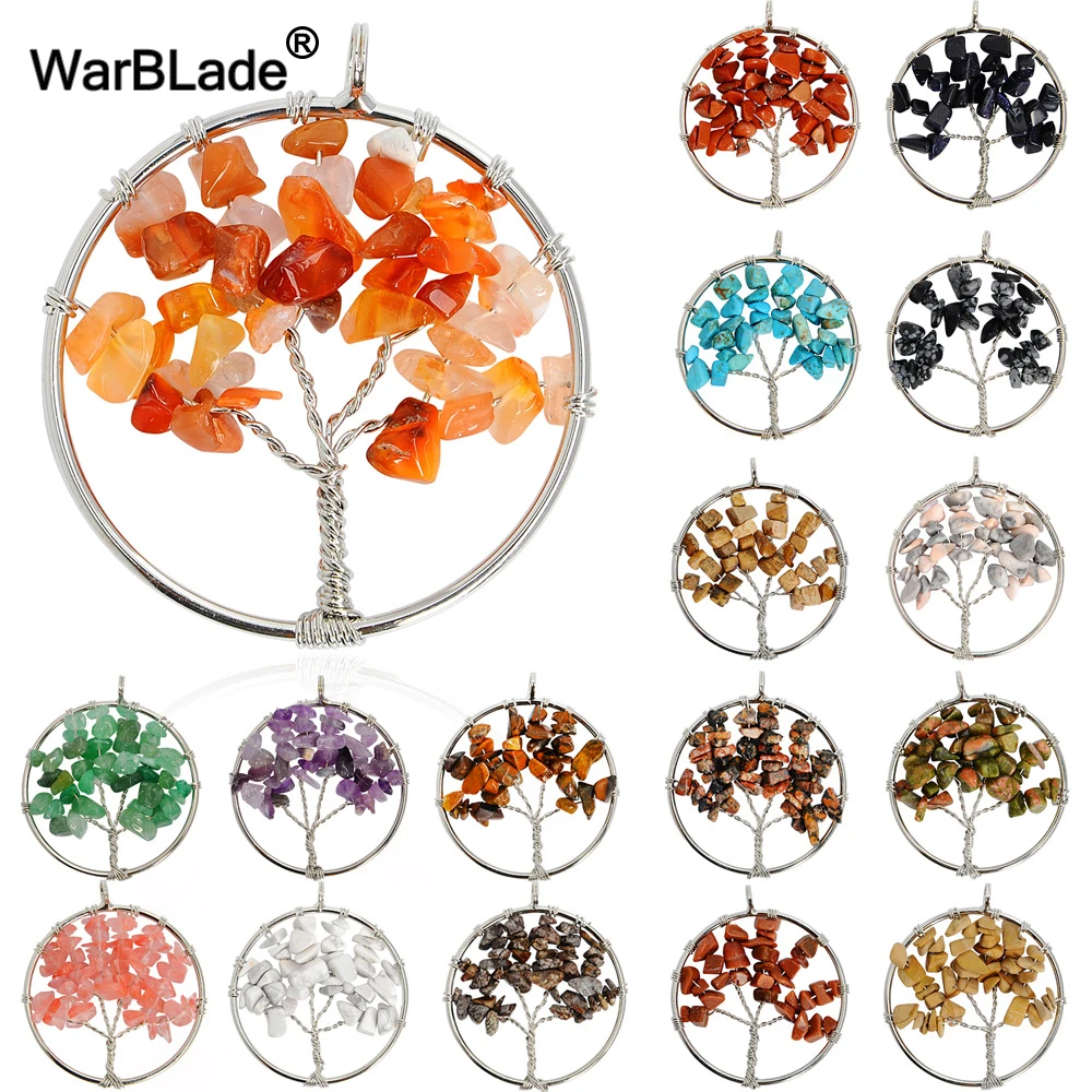 WarBLade 7 Chakra Tree Of Life Pendant Necklace Quartz Crystal Chips Natural Stone Wisdom Life Tree Necklace Jewelry For Women
WarBLade 7 Chakra Tree Of Life Pendant Necklace Quartz Crystal Chips Natural Stone Wisdom Life Tree Necklace Jewelry For Women