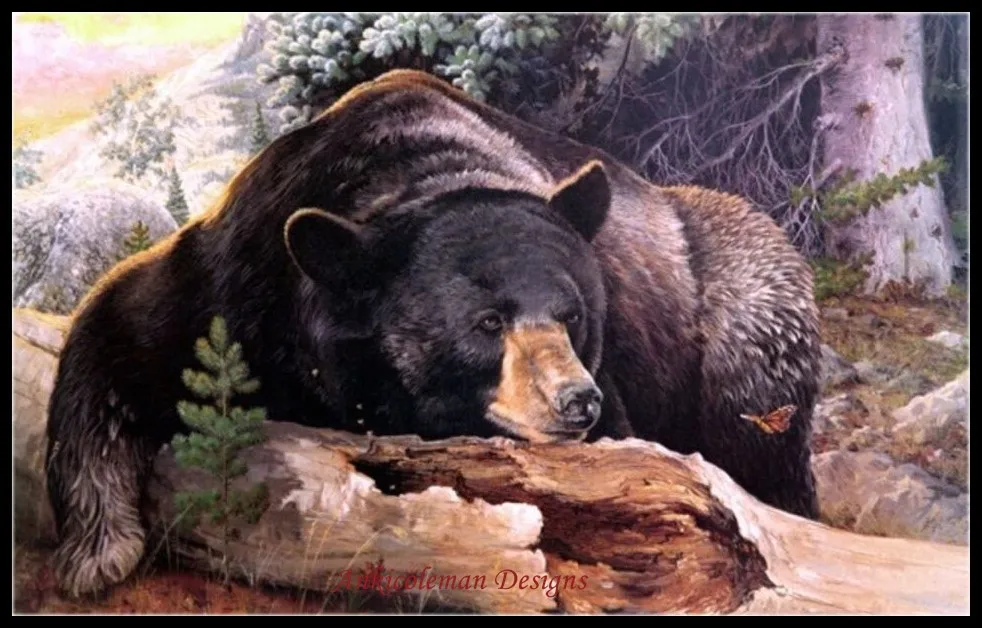 Black Bear Country - Counted Cross Stitch Kits - DIY Handmade Needlework For Embroidery 14 ct Cross Stitch Sets DMC Color
Black Bear Country - Counted Cross Stitch Kits - DIY Handmade Needlework For Embroidery 14 ct Cross Stitch Sets DMC Color