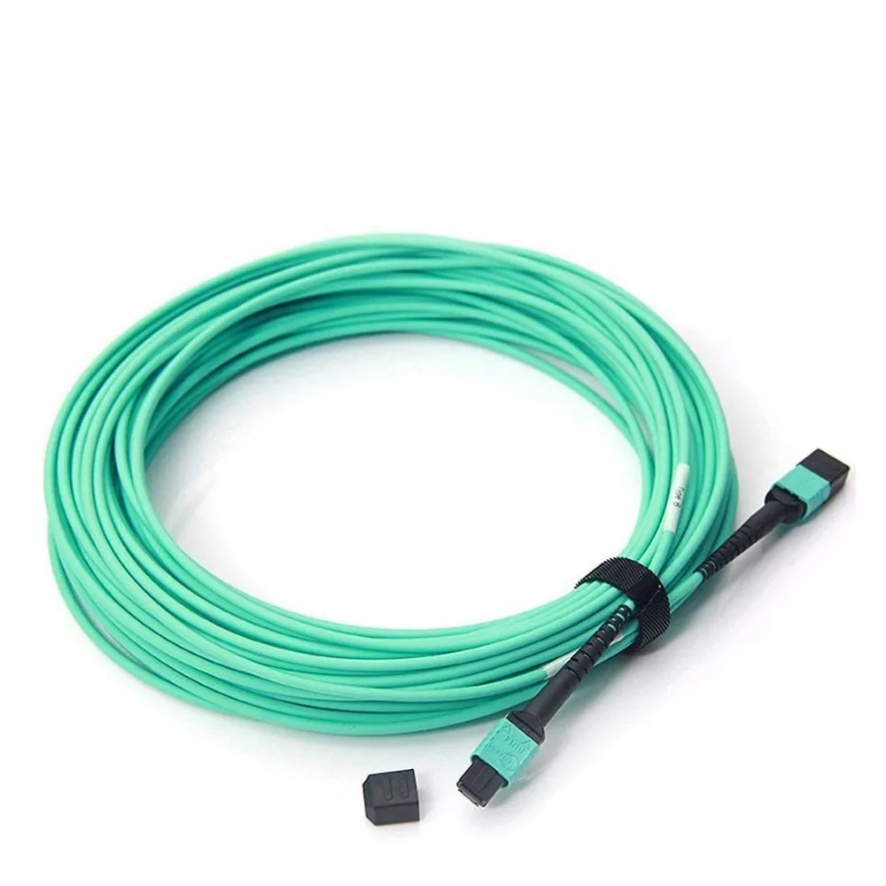 10Gtek 10-meter(33feet) MPO-MPO Patch Cord, OM3 Multimode Fiber, 8-core Fiber for QSFP+Transceivers Application
10Gtek 10-meter(33feet) MPO-MPO Patch Cord, OM3 Multimode Fiber, 8-core Fiber for QSFP+Transceivers Application