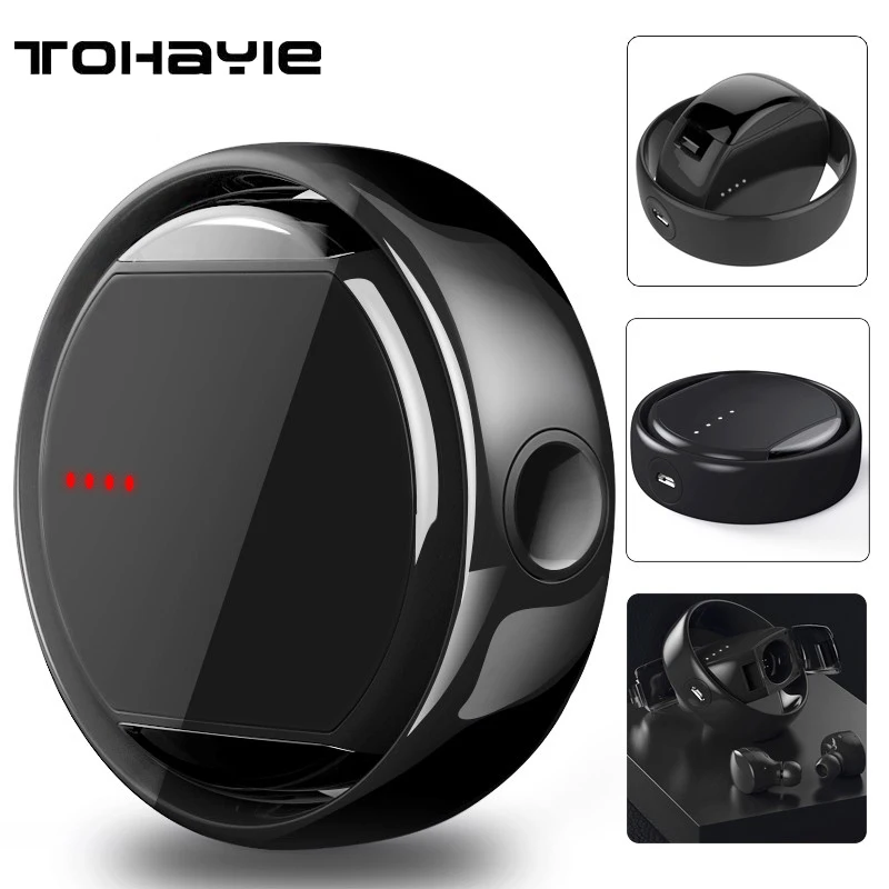 ToHayie Bluetooth 5.0 Earphone TWS Ture Wireless Earphones Headset With Mic Mini Bluetooth Earbud Cordless Earphone PK havit i93
ToHayie Bluetooth 5.0 Earphone TWS Ture Wireless Earphones Headset With Mic Mini Bluetooth Earbud Cordless Earphone PK havit i93