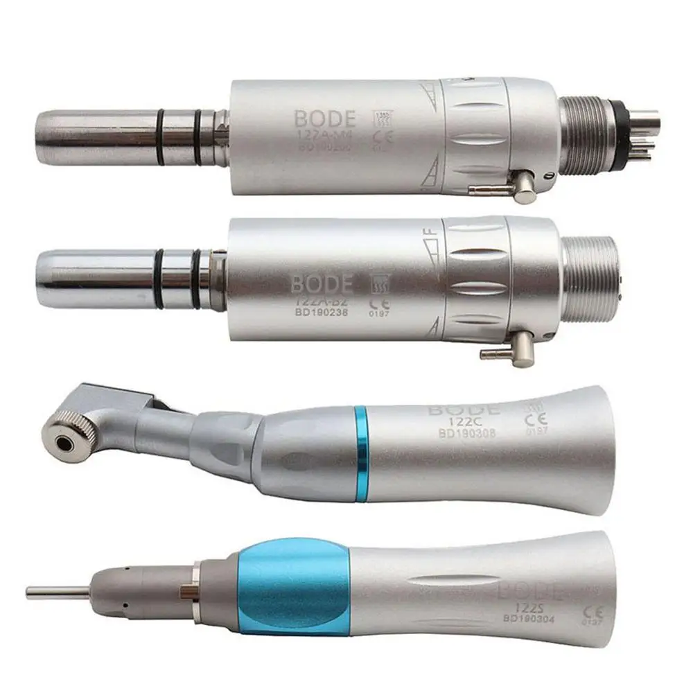 Dental Low Speed Handpiece Air Turbine Handpiece Straight Contra Angle Air Motor 2/4Holes 122 Model
Dental Low Speed Handpiece Air Turbine Handpiece Straight Contra Angle Air Motor 2/4Holes 122 Model