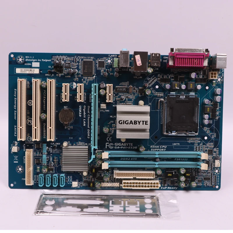 For Gigabyte GA-P41-ES3G Original Used Desktop Motherboard P41-ES3G G41 LGA 775 DDR2 8G SATA2 USB2.0 ATX
For Gigabyte GA-P41-ES3G Original Used Desktop Motherboard P41-ES3G G41 LGA 775 DDR2 8G SATA2 USB2.0 ATX