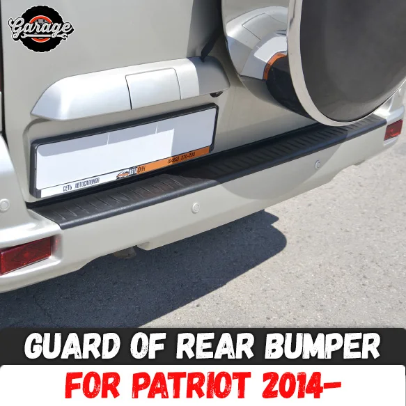 Guard cover on for UAZ Patriot 2014- on rear bumper ABS plastic pads accessories protective plates scratches car styling tuning
Guard cover on for UAZ Patriot 2014- on rear bumper ABS plastic pads accessories protective plates scratches car styling tuning