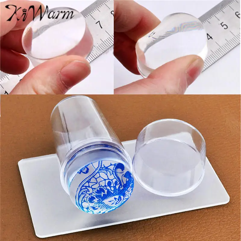 KiWarm 1 Set Clear Silicone Jelly Nail Art Scrapbooking Stamp Stamper Scraper With Cap Manicure Polish Image Tool Kit New 2018
KiWarm 1 Set Clear Silicone Jelly Nail Art Scrapbooking Stamp Stamper Scraper With Cap Manicure Polish Image Tool Kit New 2018