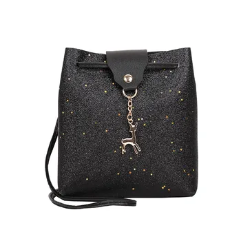 New Women bag Fashion Sequined handbag Simple Shoulder bag Messenger Bag casual hasp high quality PU leather bucket handbag
New Women bag Fashion Sequined handbag Simple Shoulder bag Messenger Bag casual hasp high quality PU leather bucket handbag