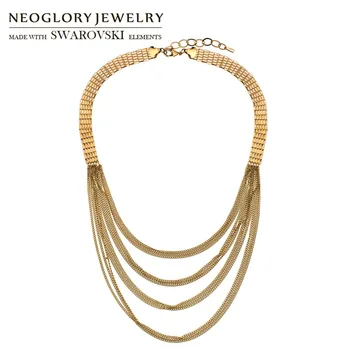 Neoglory Metal Coffee Gold Color Fashion Long Chain Multi Layer Charm Necklace Women Jewelry Classic Fashion Party Vintage
Neoglory Metal Coffee Gold Color Fashion Long Chain Multi Layer Charm Necklace Women Jewelry Classic Fashion Party Vintage