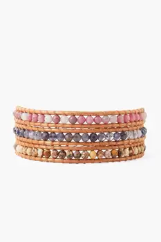 picture stone mix black labradorite beads leather bracelet for woman triple wrap bracelet new in 2019
picture stone mix black labradorite beads leather bracelet for woman triple wrap bracelet new in 2019