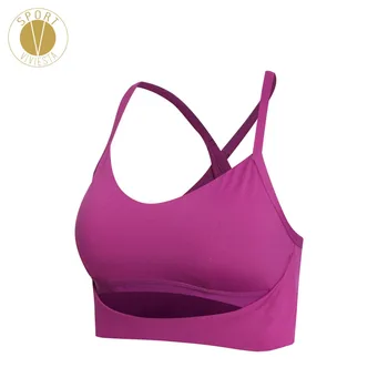 Cut Out Design Criss Cross Sports Bra Women's Yoga Running Gym Active Medium Support Open Back Crop Top Padded Removable Cups
Cut Out Design Criss Cross Sports Bra Women's Yoga Running Gym Active Medium Support Open Back Crop Top Padded Removable Cups