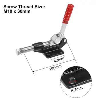 UXCELL Toggle Clamp Stroke Push Pull Action Hand Tool for quickly holding down sheet metal or circuit boards 6 sizes 1pcs
UXCELL Toggle Clamp Stroke Push Pull Action Hand Tool for quickly holding down sheet metal or circuit boards 6 sizes 1pcs