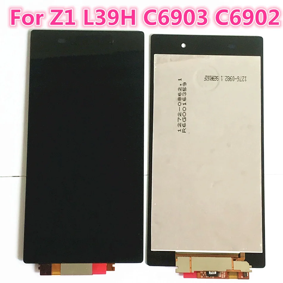 Original LCD For Sony Xperia Z1 L39H C6902 C6903 C6906 LCD Display touch screen with frame Digitizer Full Assembly Replacement
Original LCD For Sony Xperia Z1 L39H C6902 C6903 C6906 LCD Display touch screen with frame Digitizer Full Assembly Replacement
