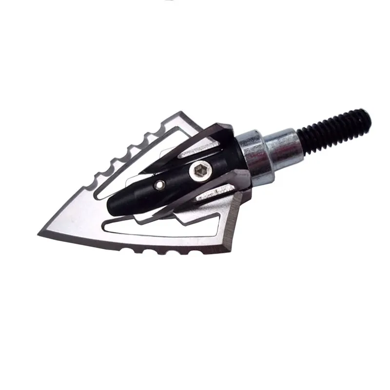 10pcs Hunting Arrowhead 100Gr Steel Broadhead Arrow Point Target Shooting Tips Crossbow Compound Recurve Bow Head
10pcs Hunting Arrowhead 100Gr Steel Broadhead Arrow Point Target Shooting Tips Crossbow Compound Recurve Bow Head