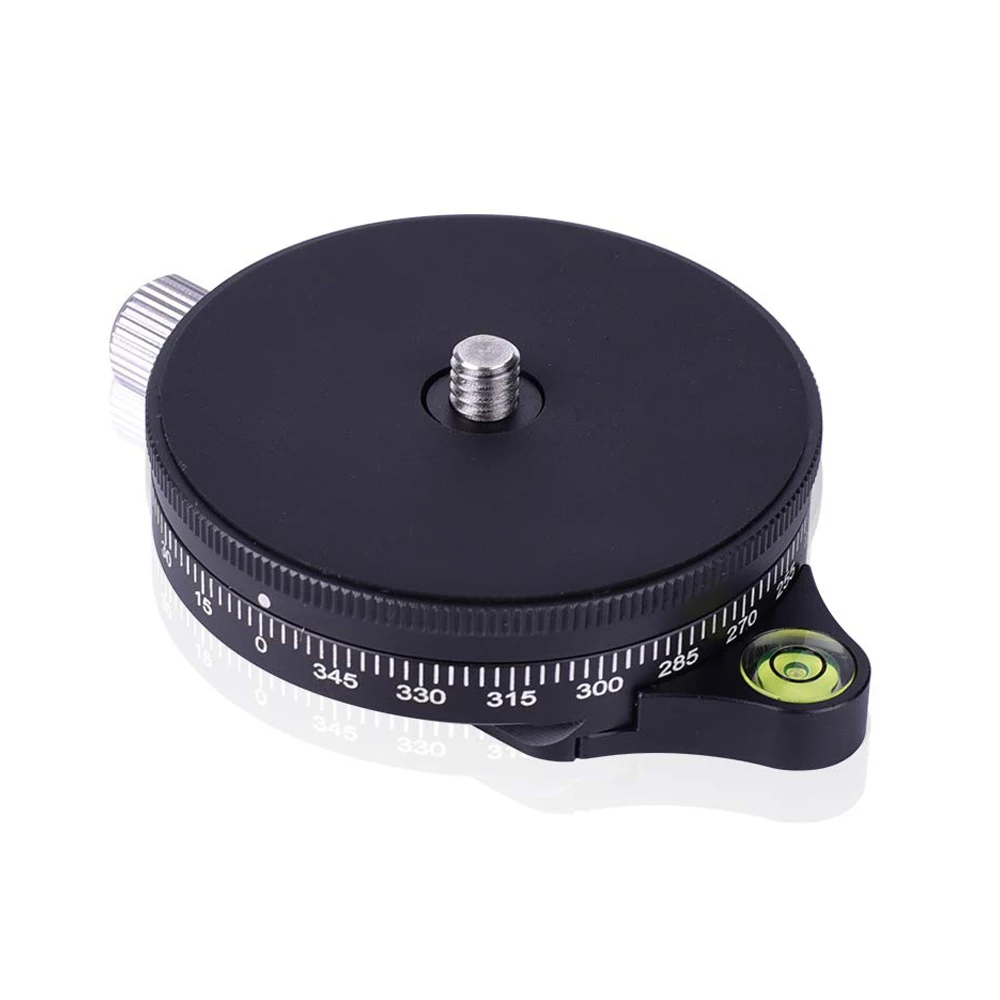 Camera Panning Base with Plate, 3/8" Screw Aluminum Alloy Panorama Ball Tripod Head with Bubble Level, Load Capacity 22 LBS
Camera Panning Base with Plate, 3/8" Screw Aluminum Alloy Panorama Ball Tripod Head with Bubble Level, Load Capacity 22 LBS