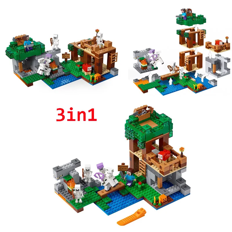 21146 463pcs My World Series The Skeleton Attack Shelter Horseman Building Blocks Bricks Toys for Children 10989 Gift
21146 463pcs My World Series The Skeleton Attack Shelter Horseman Building Blocks Bricks Toys for Children 10989 Gift