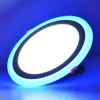 Ultra-thin LED canister light blue and white ceiling light, color temperature can be segmented, embedded installation
Ultra-thin LED canister light blue and white ceiling light, color temperature can be segmented, embedded installation
