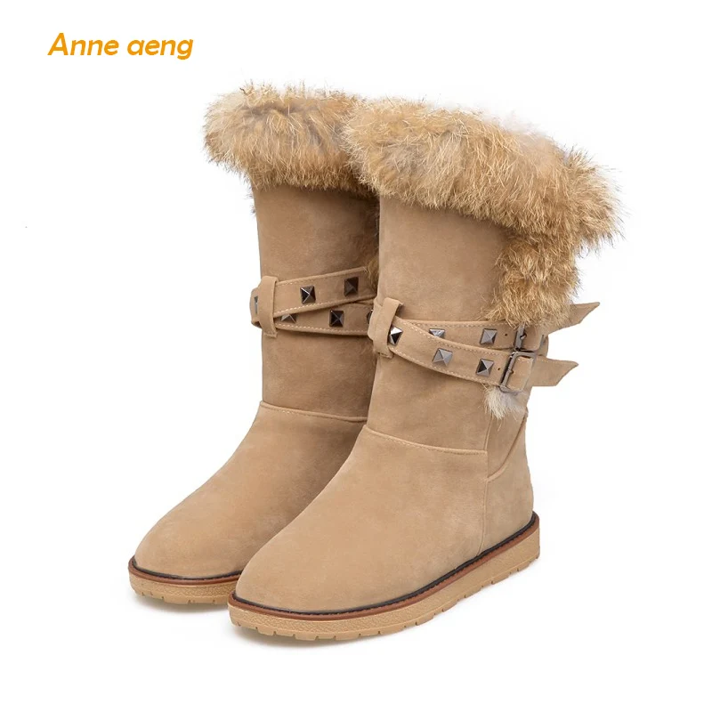 Anne Aeng Women Shoes Snow Boots Winter Short Mid-CalfRubbit Fur Slip-on Platform Warm Plush Insole Fashion New Hot Light River
Anne Aeng Women Shoes Snow Boots Winter Short Mid-CalfRubbit Fur Slip-on Platform Warm Plush Insole Fashion New Hot Light River