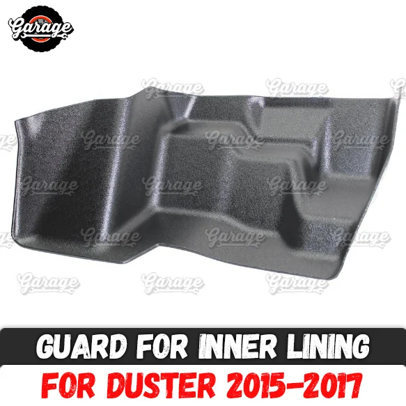 Guard of inner lining for Renault / Dacia Duster 2015-2017 ABS plastic trim accessories protect of carpet car
Guard of inner lining for Renault / Dacia Duster 2015-2017 ABS plastic trim accessories protect of carpet car