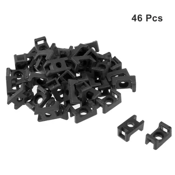 Uxcell 46Pcs/lot 3.8mm Hole Width Cable Tie 3.3mm Screw Hole Base Saddle Type Wire Holder Nylon HC-1S 12.6x7x5.7mm Black
Uxcell 46Pcs/lot 3.8mm Hole Width Cable Tie 3.3mm Screw Hole Base Saddle Type Wire Holder Nylon HC-1S 12.6x7x5.7mm Black
