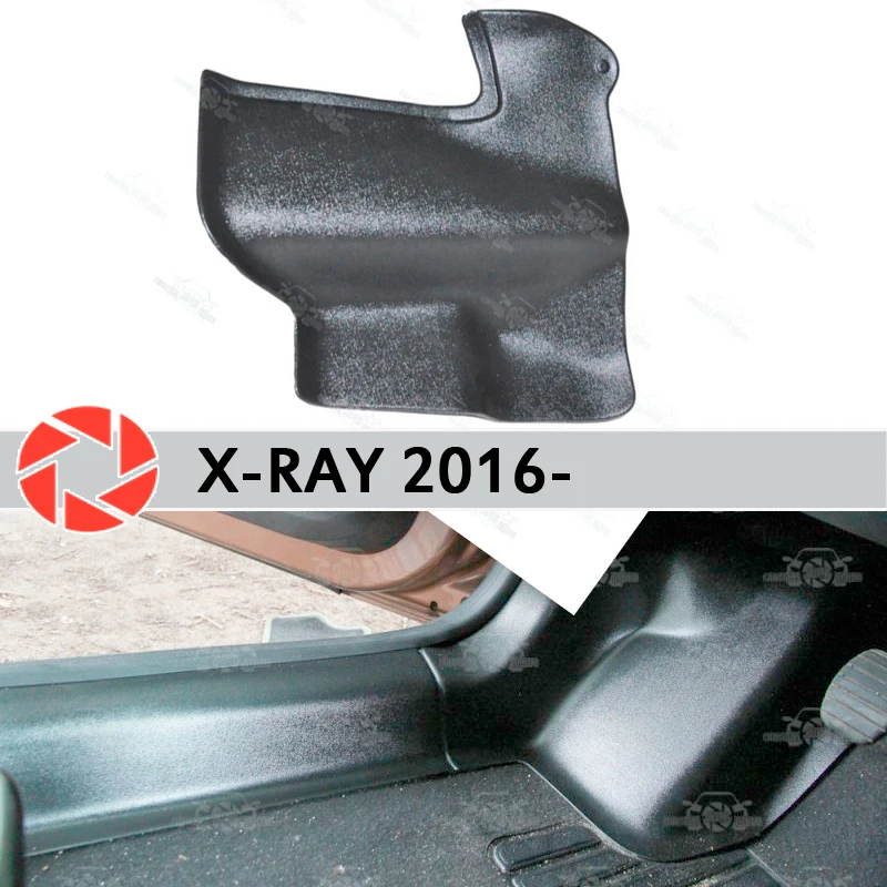 Пластина внутренней подкладки под ноги отделка для Lada X-Ray 2016- trim аксессуары
