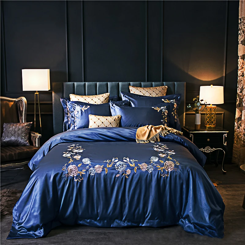 New luxury embroidery cotton comfort bedding set RUIYEE brand queen size comfortable bedding king duvet cover sheets pillowcase
New luxury embroidery cotton comfort bedding set RUIYEE brand queen size comfortable bedding king duvet cover sheets pillowcase