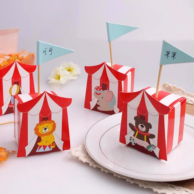 Red Circus Animals Design Favor Box 20PCS/LOT baby shower baptism party candy guest gift present box birthday
Red Circus Animals Design Favor Box 20PCS/LOT baby shower baptism party candy guest gift present box birthday