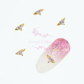 100pcs/Lot Simple Shiny Heart Shape Zircon Crystal Rhinestones Gold Tone Wings 3D Salon Nail Art Jewelry Crafts DIY Design Decor
100pcs/Lot Simple Shiny Heart Shape Zircon Crystal Rhinestones Gold Tone Wings 3D Salon Nail Art Jewelry Crafts DIY Design Decor