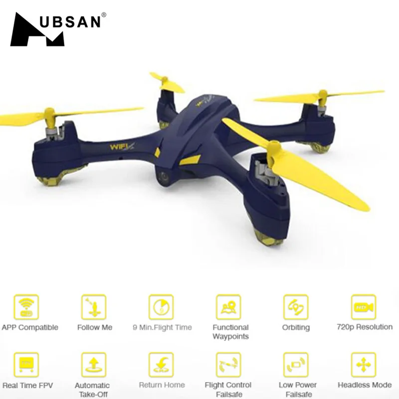 

Hubsan H507A X4 Star Pro Wifi FPV With 720P HD Camera GPS Altitude Mode RC Quadcopter RTF Racing Drone VS VISUO E58