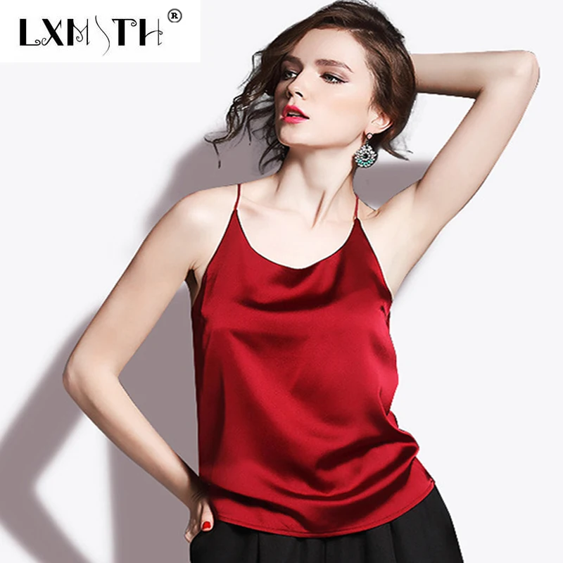 Sexy Off Shoulder Tank Top Women Faux Silk Tankinis Women 2019 Solid Slim Tanks Womens Tops Round Collar Wine Red S-2XL
Sexy Off Shoulder Tank Top Women Faux Silk Tankinis Women 2019 Solid Slim Tanks Womens Tops Round Collar Wine Red S-2XL